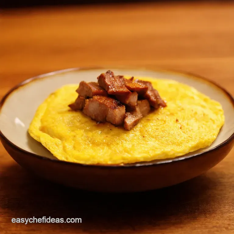 Osaka Soul Food the Ultimate Tonpeiyaki Recipe presentation