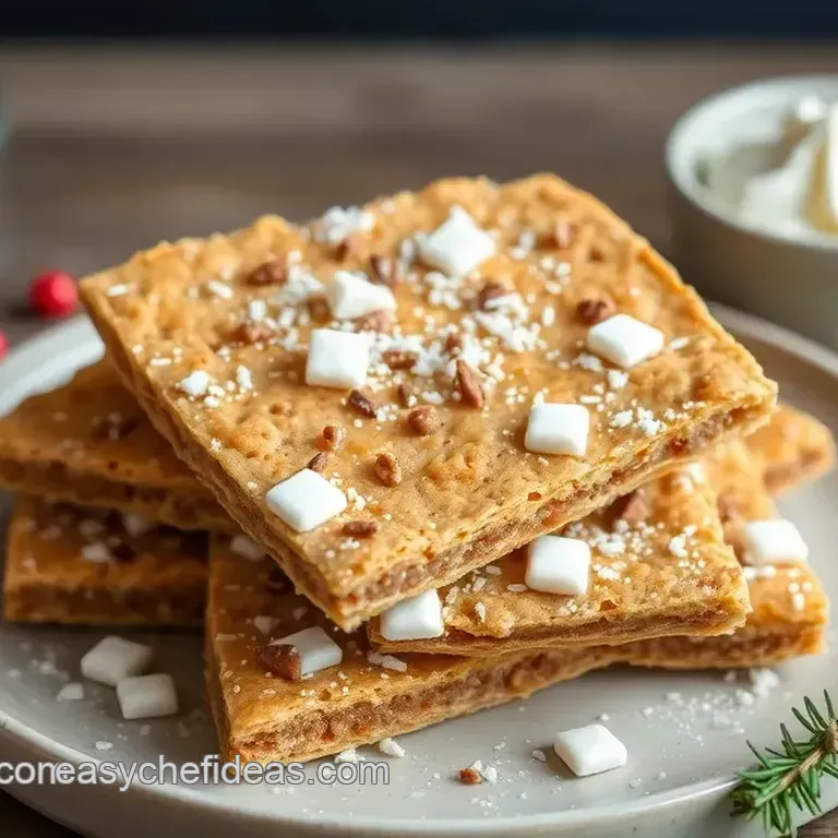 Oven Baked Graham Cracker Christmas Bark