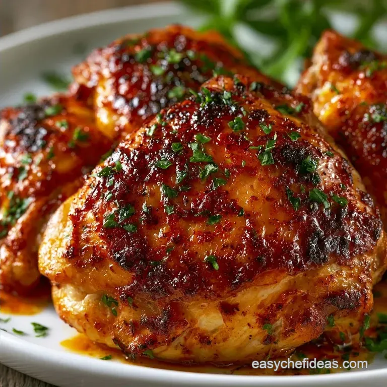 Oven Roasted Chicken Thighs: Ultra Crispy
