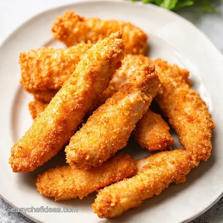 Oven Baked Chicken Tenders Crispy Without the Fry