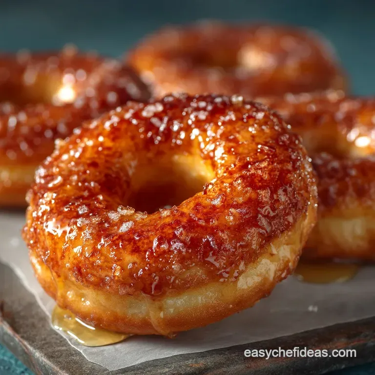 The NotSoHoley Grail Overnight Tangy Sourdough Doughnuts Fried Glazed