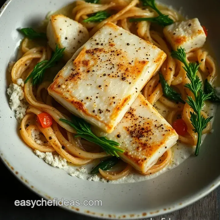 Pan-Seared Whiting with Lemon Herb Butter presentation