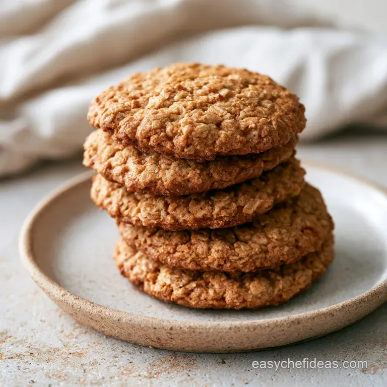 Peanut Butter Banana Cookies: Chewy and Oat-Rich