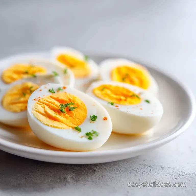 Hard Boiled Eggs: Silky Yolks and Tender Whites