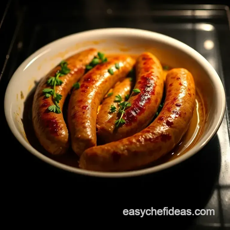 Perfect Oven-Baked Sausages: Juicy Crispy and Easy presentation