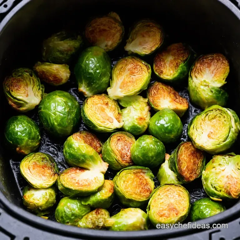 Perfectly Crispy Air Fryer Brussels Sprouts Even the Kids Will Eat Them presentation