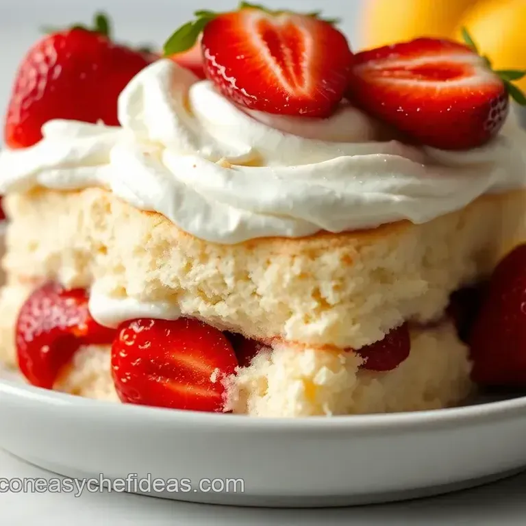 Perfectly Fluffy Strawberry Shortcake