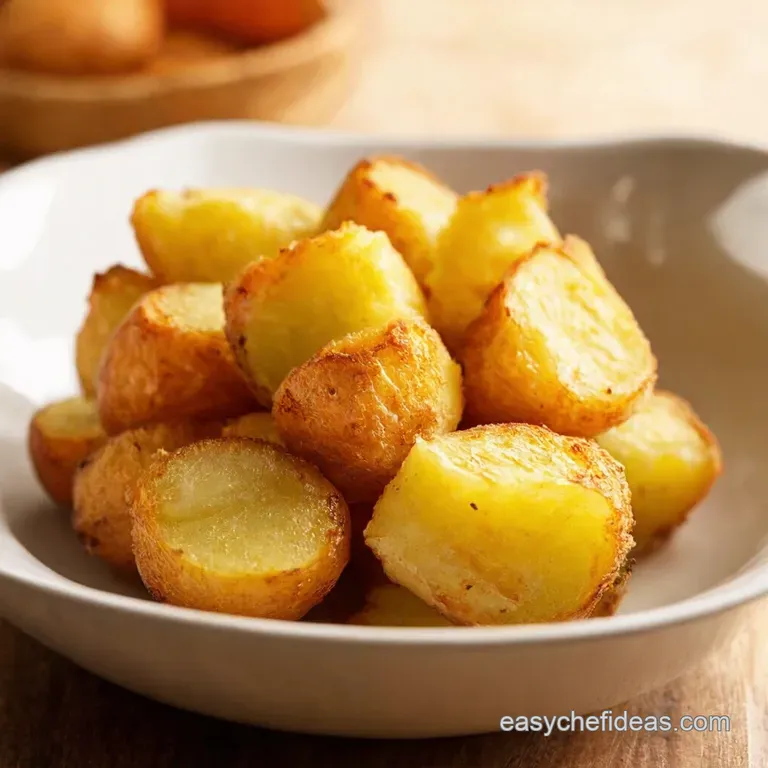 Perfectly Smashed Potatoes: Crispy on the Outside Fluffy on the Inside presentation