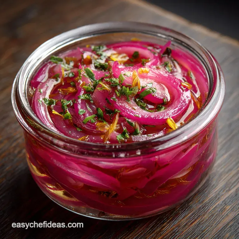 The Pantry Lifesaver QuickBriming Pink Pickled Red Onions