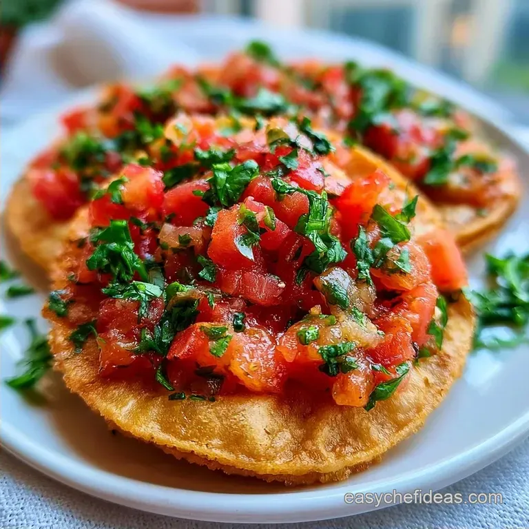 15-Minute Pico de Gallo Tostadas