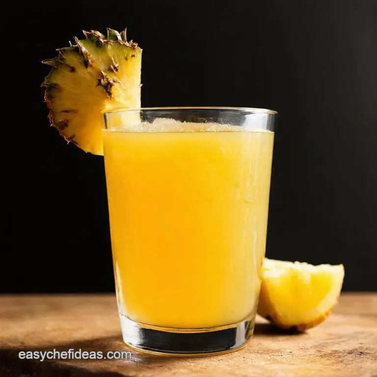 Pineapple Power Homemade Tepache Mexican Fermented Drink presentation