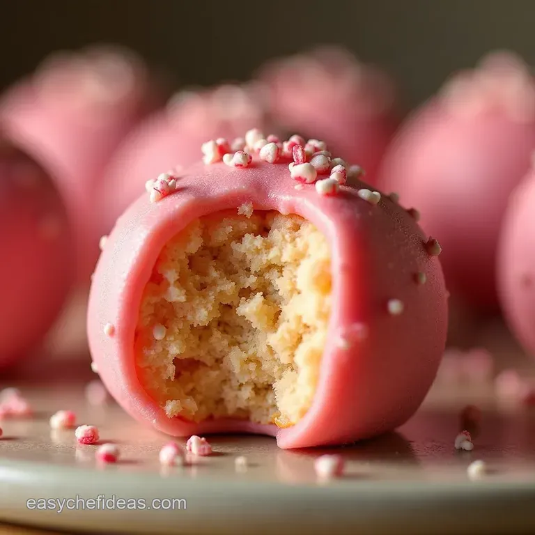 The Ultimate Homemade Pink Drink Cake Pop Copycat Recipe presentation
