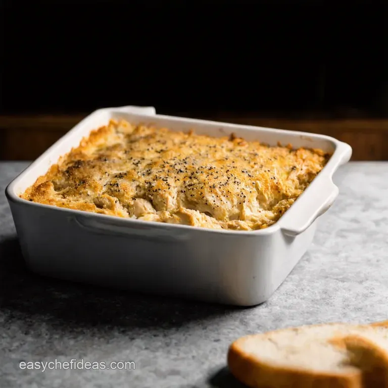 Poppyseed Chicken Casserole presentation