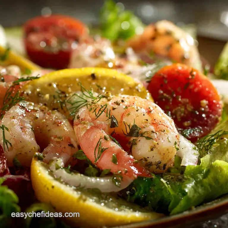 Coastal Classic Lemondill Shrimp Salad presentation