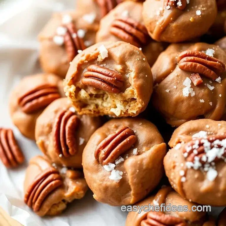 Pretzel Rolo Pecan Bites presentation