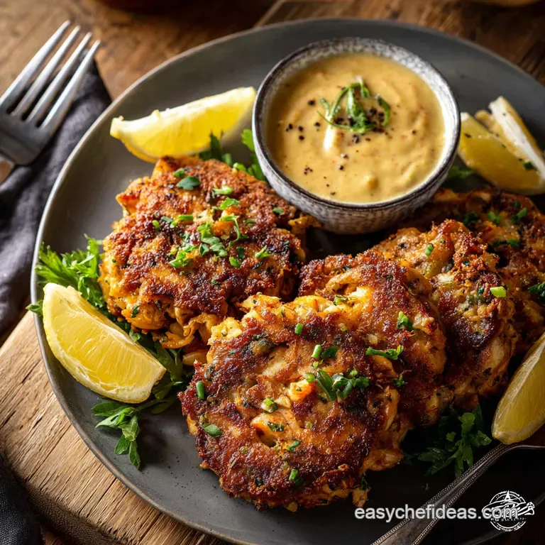Shrimp Cakes with Aioli: the Secret to a Perfectly Crispy Crust presentation