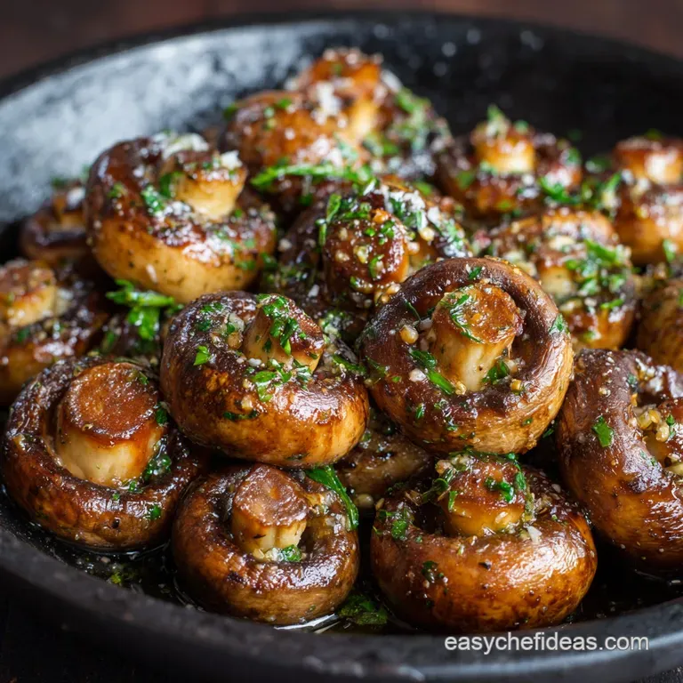 Low Carb Garlic Butter Mushrooms: the Speedy Non-Soggy Brown Butter Method presentation
