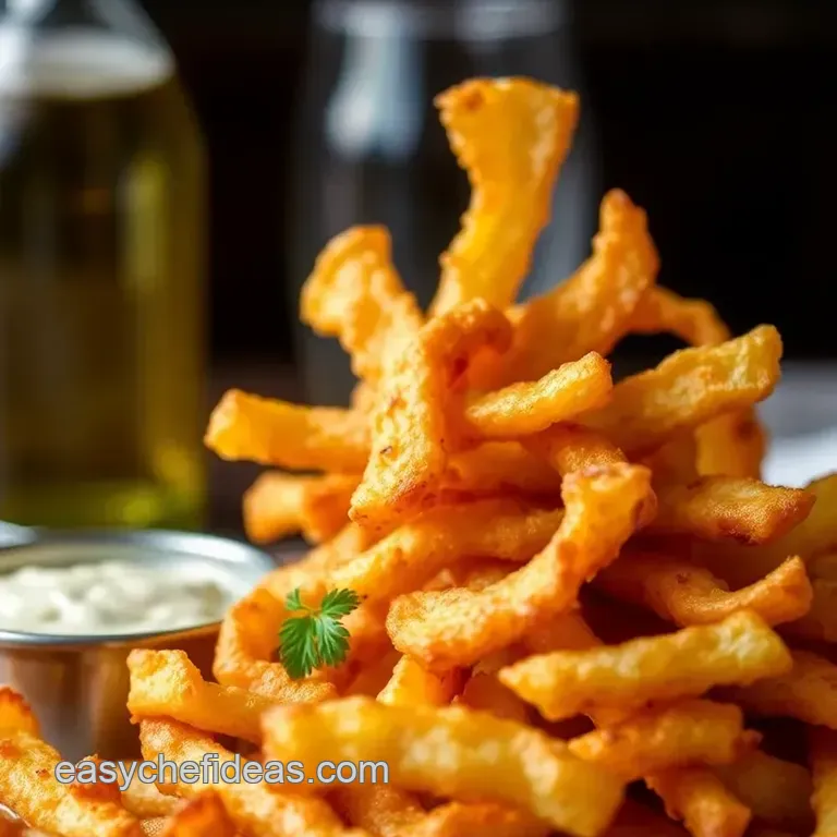 Proper Pub-Style Homemade Chips (The Real Deal!) presentation