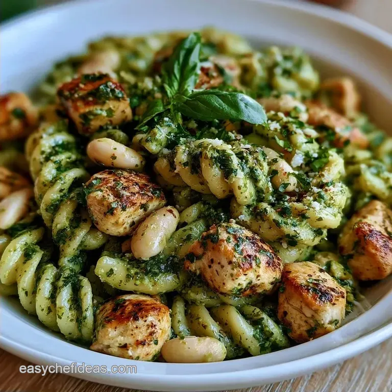 Protein Power Kids Lunch: Creamy Pesto Pasta