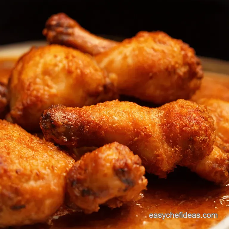 Pubstyle Ovenbaked Chicken Legs with Crispy Skin presentation