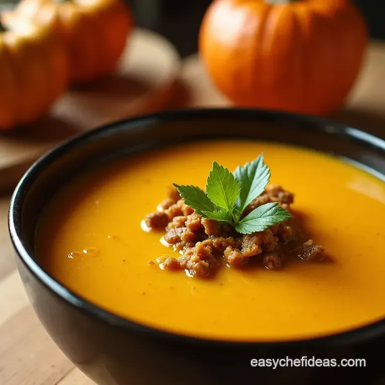 Pumpedup Pumpkin Highprotein Butternut Squash Soup presentation
