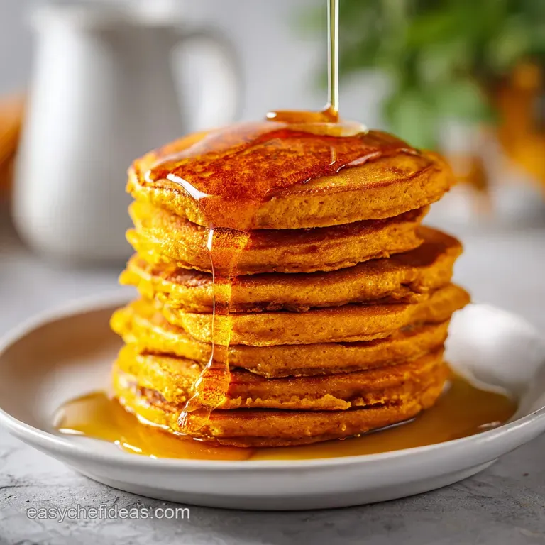Pumpkin Gingerbread Protein Pancakes: Fluffy