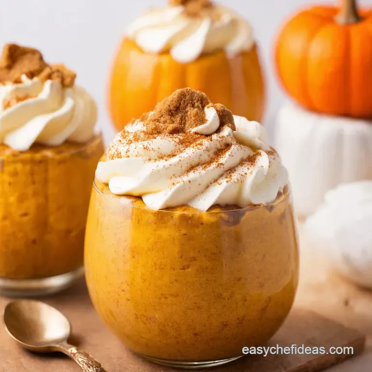 Pumpkin Pie Parfaits presentation