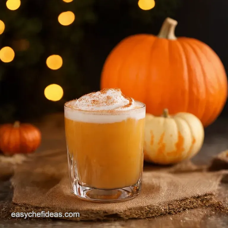 Pumpkin Spice White Russian presentation