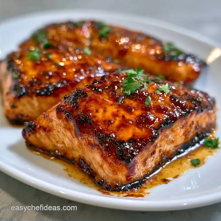 Quick Air Fryer Salmon: Crispy and Glazed