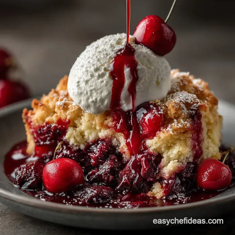 The Effortless Classic Spot on Cherry Dump Cake Zero Fuss Maximum Flavour presentation