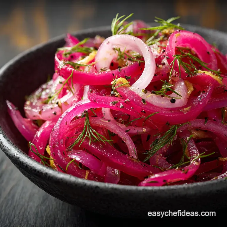 The Pantry Staple Brilliant Quick Pickled Red Onions Ready in 30 Minutes presentation