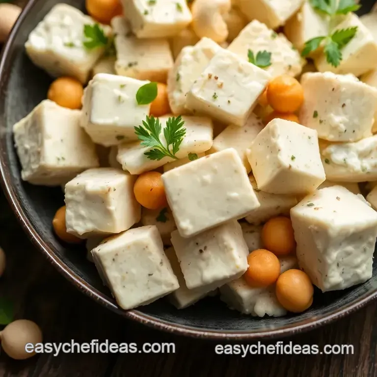 Quick Tofu Feta: Creamy & Delicious! presentation