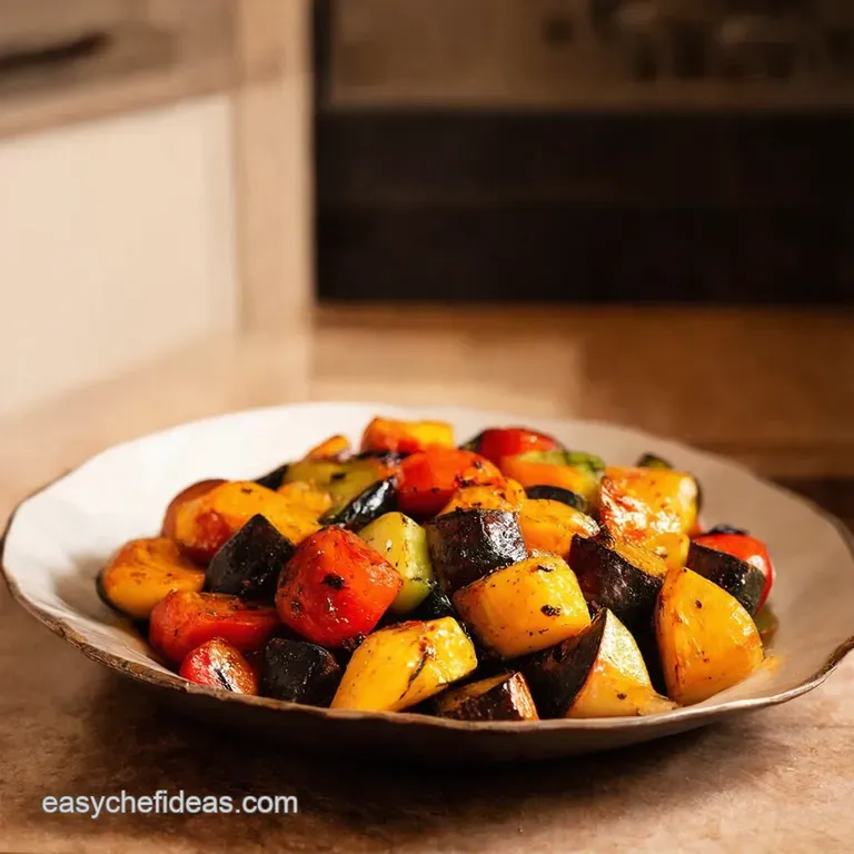 Rainbow Roasted Vegetables a Celebration of Flavor presentation
