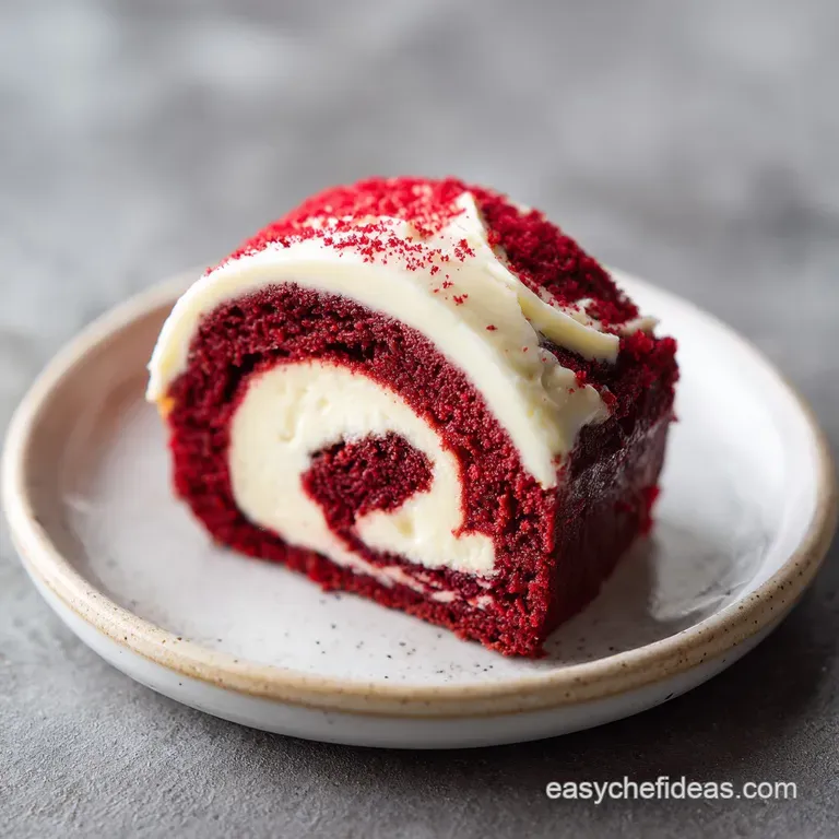 Red Velvet Cheesecake Swirl Cake: Silky Swirls