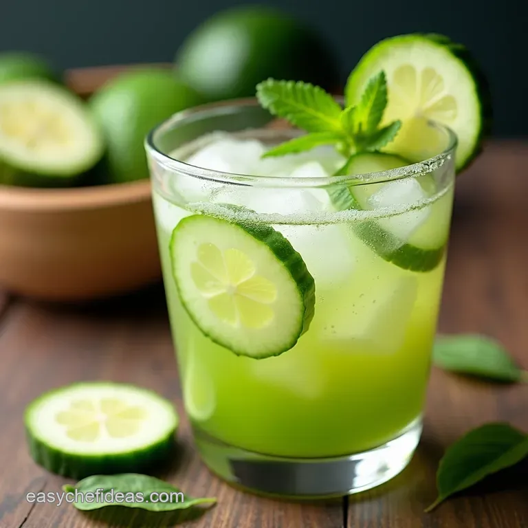 Refreshing Cucumber Cooler Cocktail