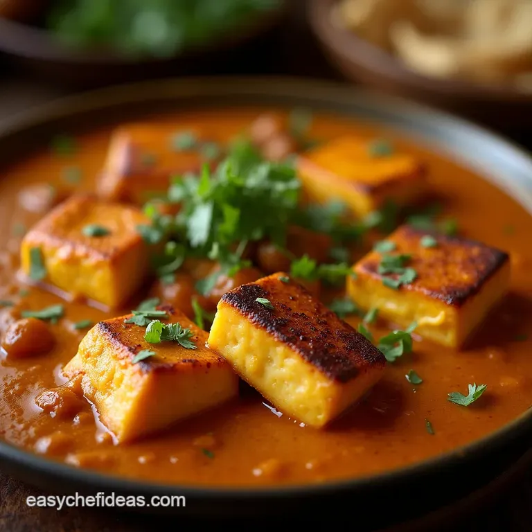 The Maharajas Makhani Truly Regal Shahi Paneer presentation