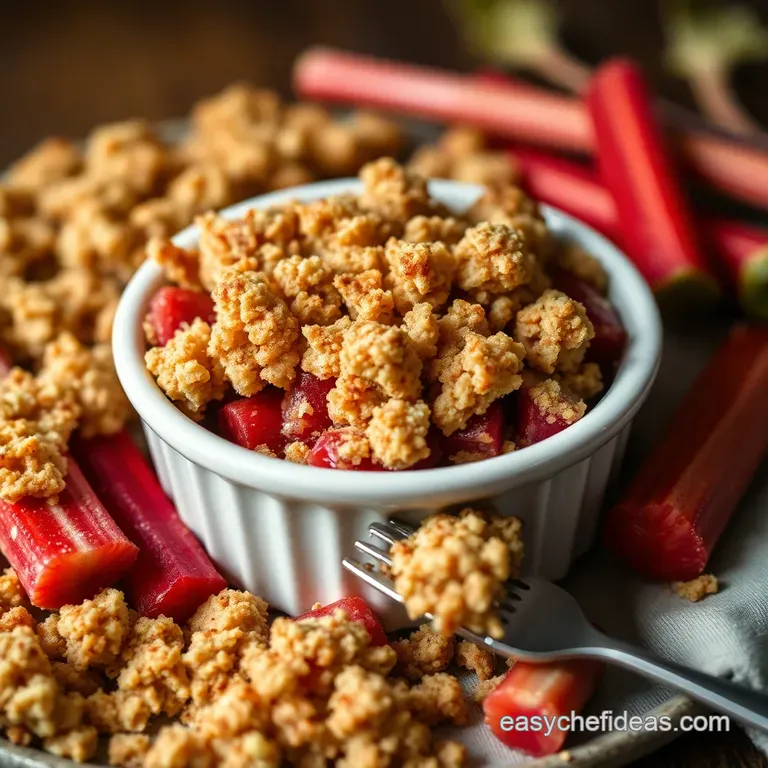 Rhubarb Crumble: A Tart and Sweet Delight