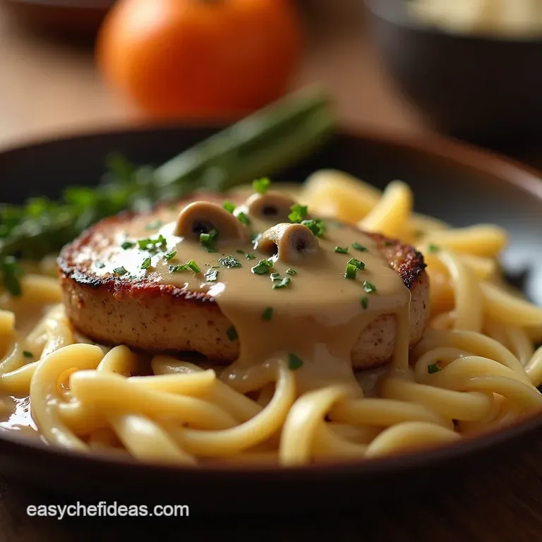The Ultimate Umami Bomb Classic Creamy Mushroom Gravy presentation
