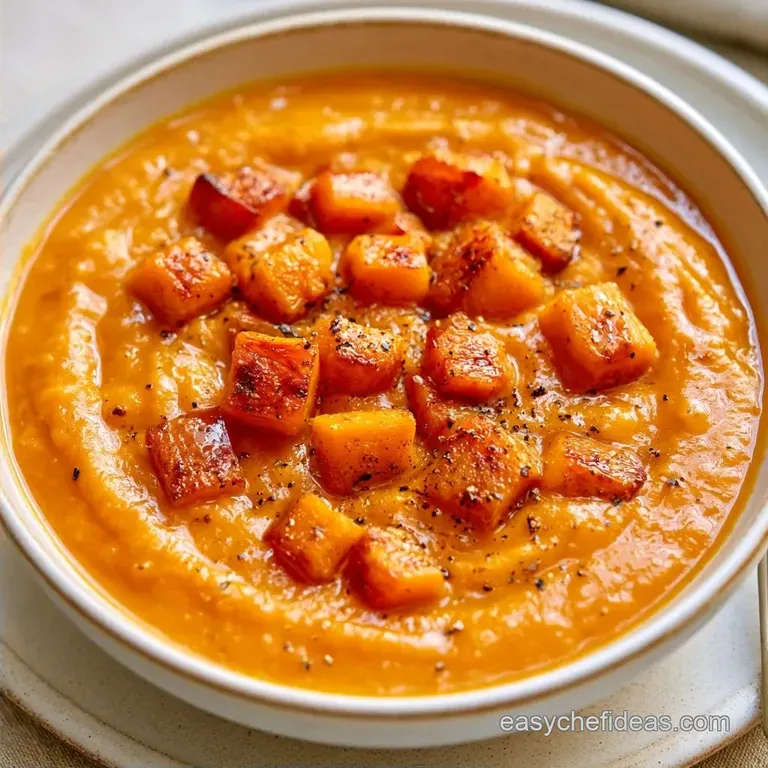 Velvety Roasted Butternut Squash Soup