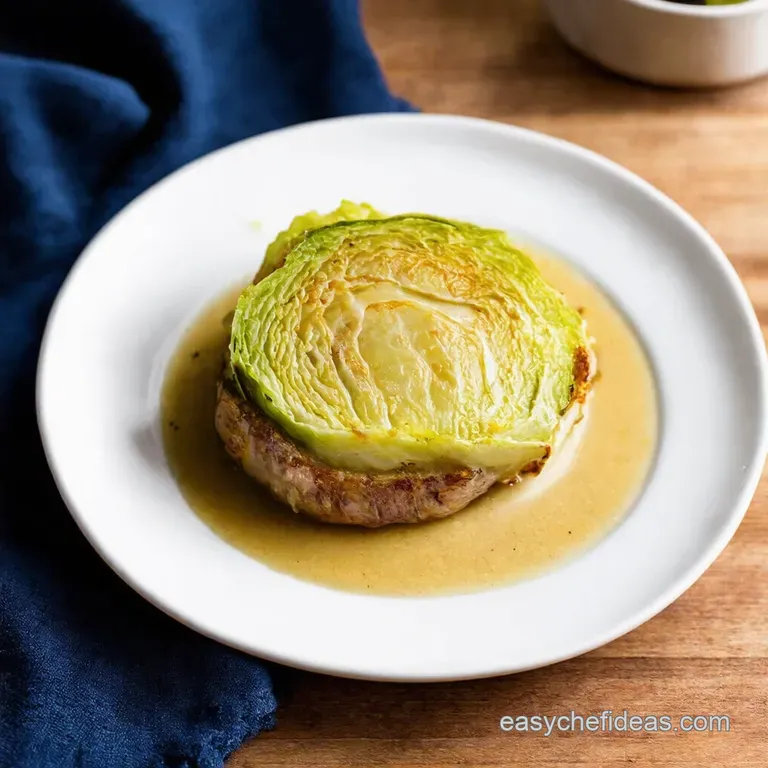 Roasted Cabbage Steaks with Brown Butter and Lemon