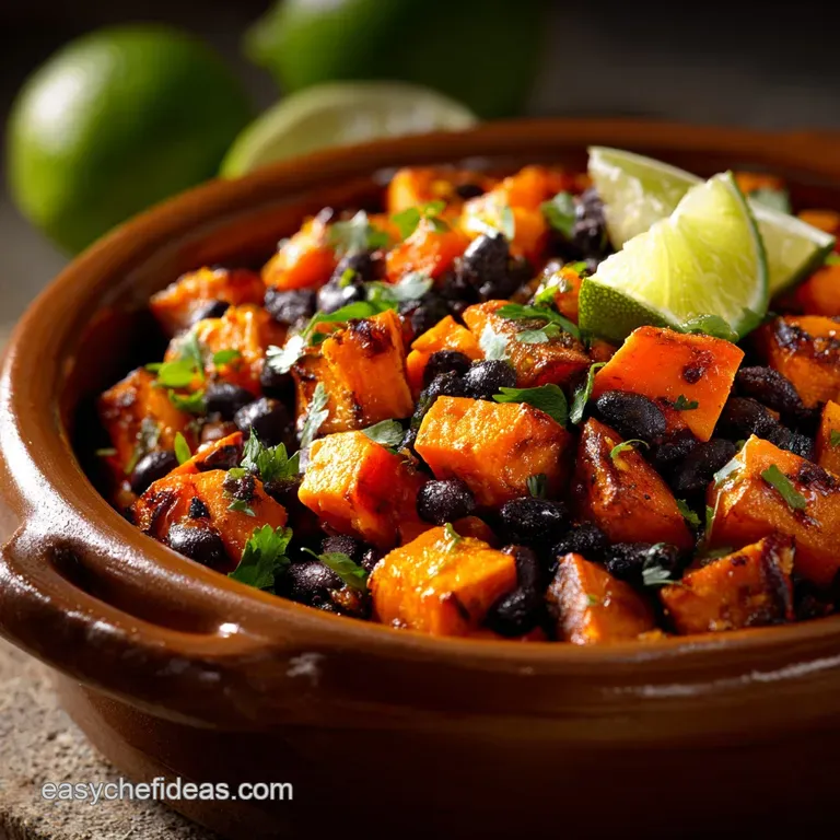 Roasted Sweet Potato Black Bean Bowls with Zesty Chipotle-Lime Dressing