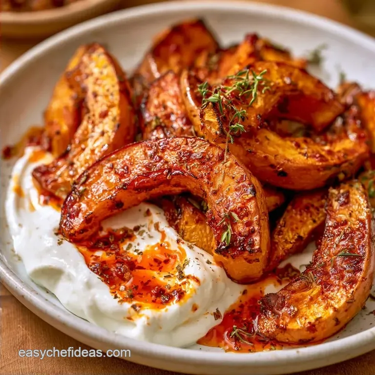 Roasted Winter Squash with Citrus Chile Crisp