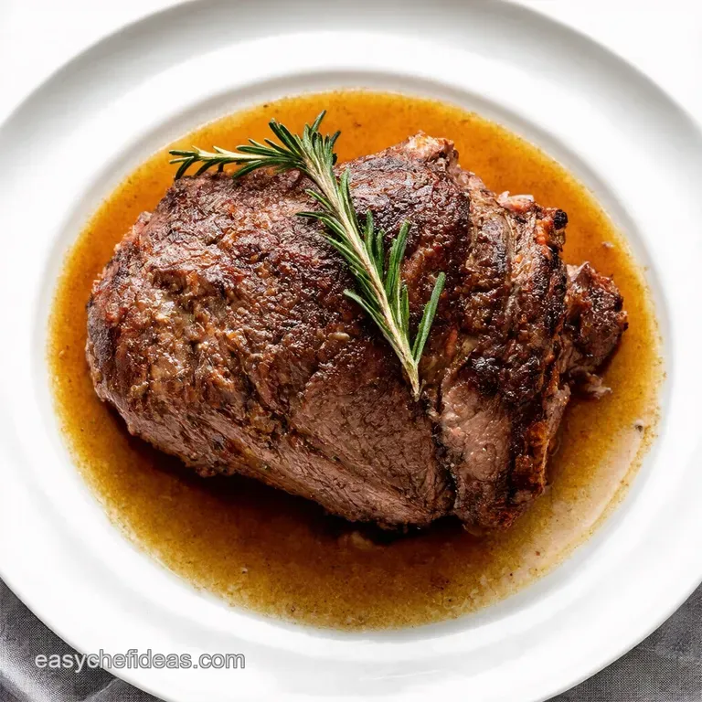 Rosemary Garlic Roast Lamb with Mint Jelly Glaze