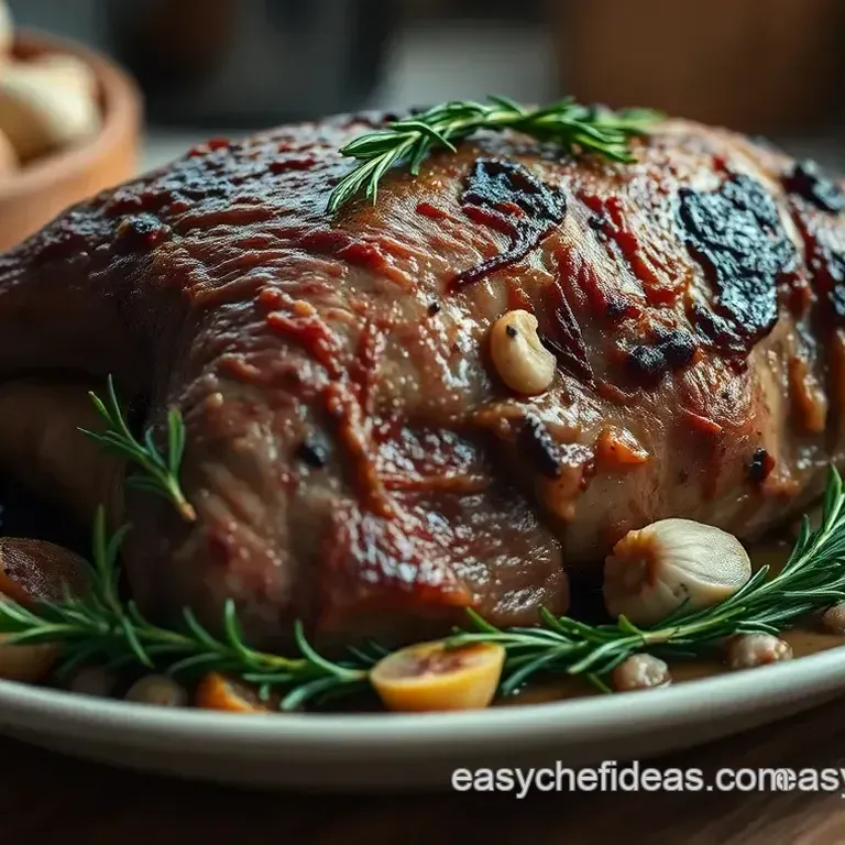 Rosemary & Garlic Roasted Leg of Lamb