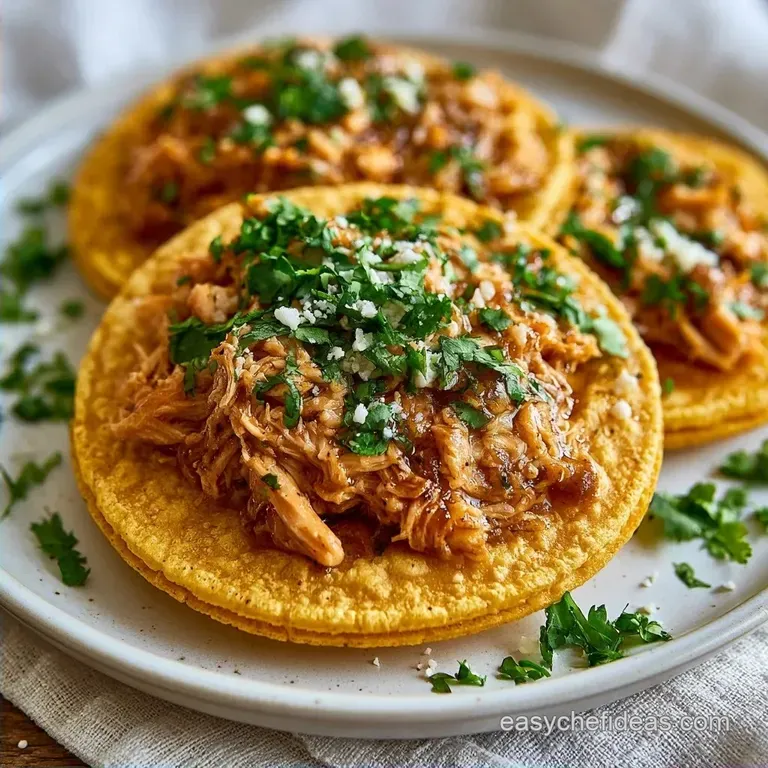 Healthy Rotisserie Chicken Tostadas