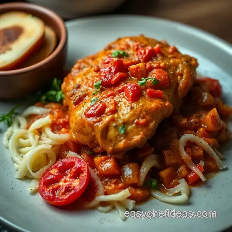 Rustic Chicken Cacciatore: a Hearty Italian Classic presentation