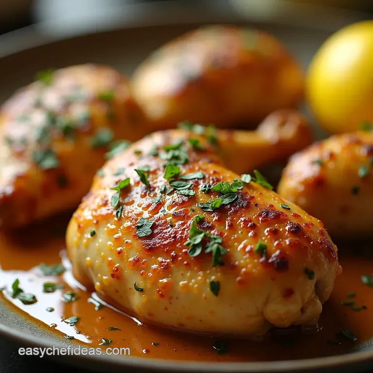 Rustic Lemon Herb Chicken Potatoes presentation