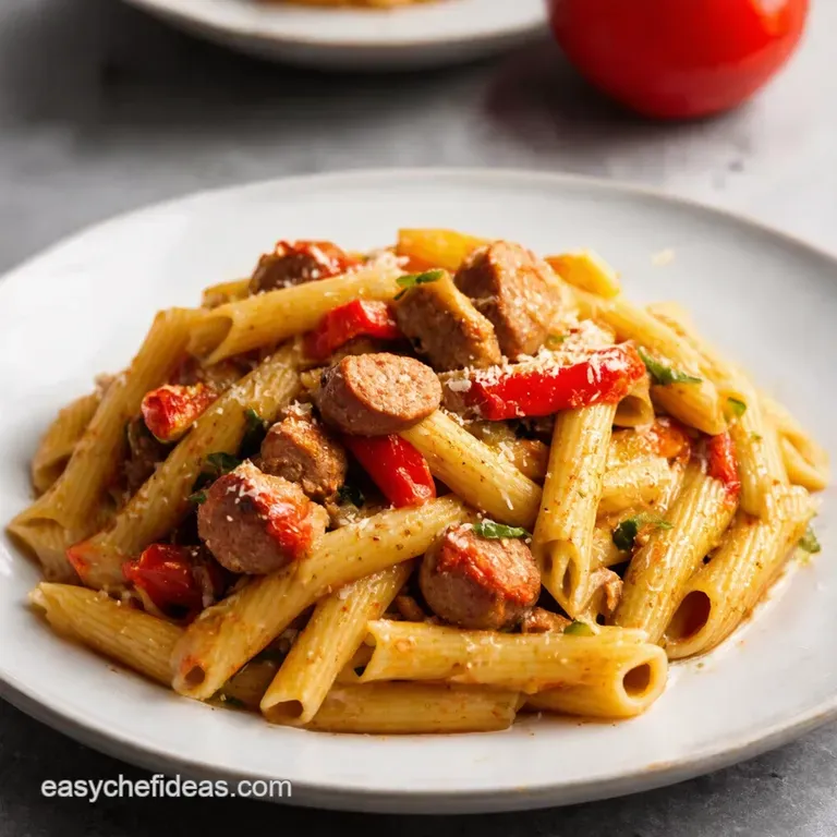 Sausage Peppers Pasta An Easy Italian Sausage Recipe