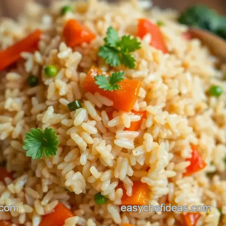 Saut&eacute;ed Brown Rice with Vibrant Veggies