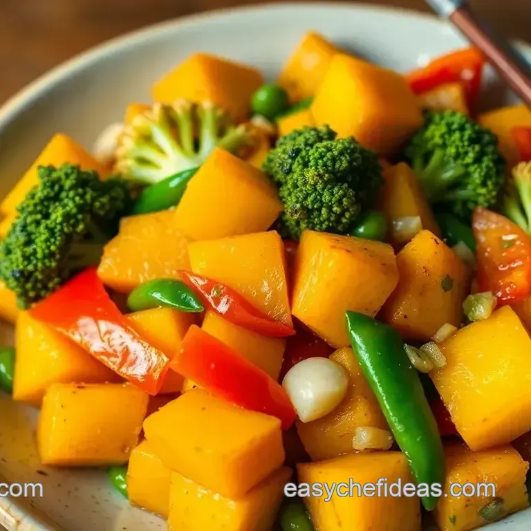 Easy Sautéed Kabocha Squash with Vibrant Veggies: A Delicious Cozy Side